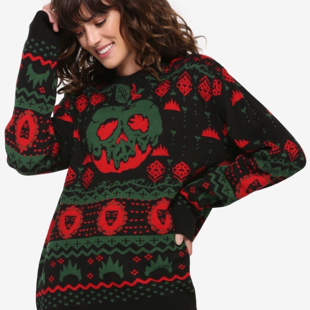 Disney Snow White Poison Apple Sweater